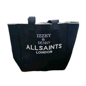 AllSaints IZZY Tote Bag. Color: BLACK. MS426